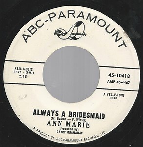 Ann Marie - Always A Bridesmaid / Davey