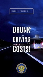 Drunk driving is not cheap. On average, it costs $25 to call a rideshare but $10,000 for a DUI. Since January 2024, we have had 42 DUI related accidents, 3 DUI related fatalities, and arrested 139 drunk drivers. Drive safe. Not drunk. | Orlando Police Department