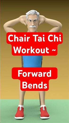 Firm Your Stomach: Chair Tai Chi Bends