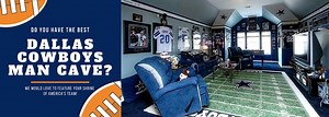 SHARE your Dallas Cowboys man-cave with us