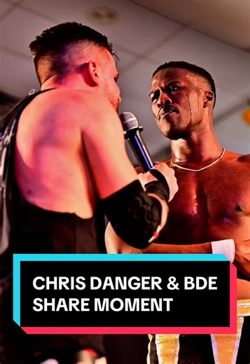 BDE & Chris Danger share a special moment. #wrestlingrevolver #trending #viral