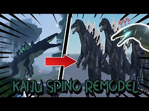 I Can't Make this Up Anymore... Dinosaur Simulator KAIJU SPINO Remodel Sneakpeek + NEW UNKNOWN SKIN?