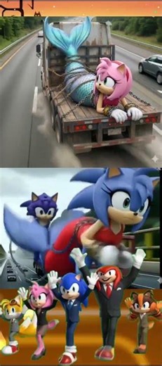 Sonic Frontier🔴Amy Rose 🔴Shadow 🔴Tails (Coffin Dance Cover)