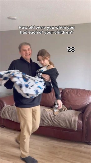 He started at 28… and never stopped 😅 #momlife #dadlife #dadjokes #dadndaughter #dadandson