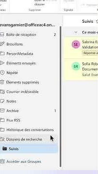Outlook: Quickly find important emails with search folders #microsoft
