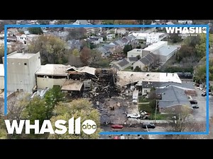 Louisville factory explosion aftermath seen in new drone video