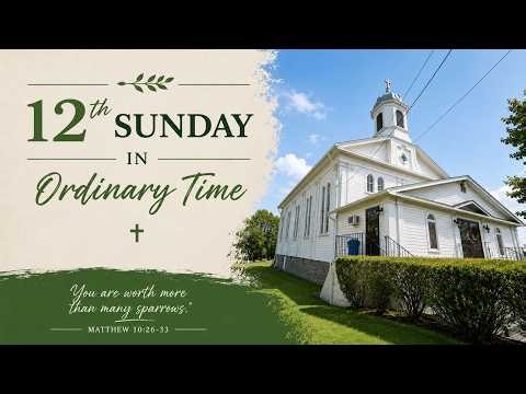 12th Sunday in Ordinary Time ( Vigil Mass) - 6/12/2026, 6:00PM