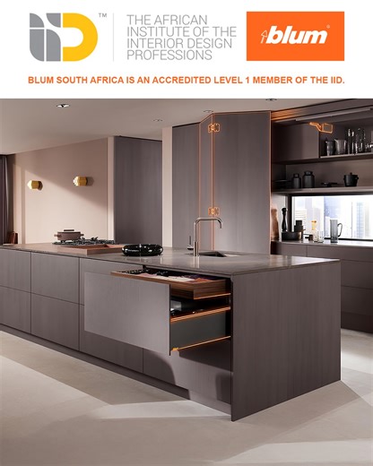 Blum South Africa is an accredited Level 1 Corporate Member of the IID. It is recognised as a supplier of quality products and services to the Interior Professions industry. Courses offered by Blum South Africa are approved for acquiring CPD points. The IID is the only professional body representing the Interior Design industry in South Africa. Serving the needs of registered, practicing interior architecture, interior design and interior decorating professionals as well as education institution