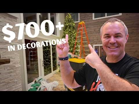 Turning Our 18-Foot Christmas Tree Into a St. Patrick’s Day Tree… $700 Later