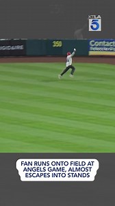 354K views · 2.2K reactions | An Angels fan took the 7th inning stretch to a new level during last night's home game against the Yankees ⚾️‍♂️ | KTLA 5 News | Facebook