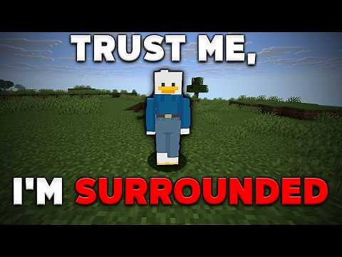 Beating Minecraft with INVISIBLE Mobs