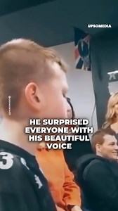 The boy sang a song by Adele and showed that he has the same talent as his mom 💗 | Upbeat