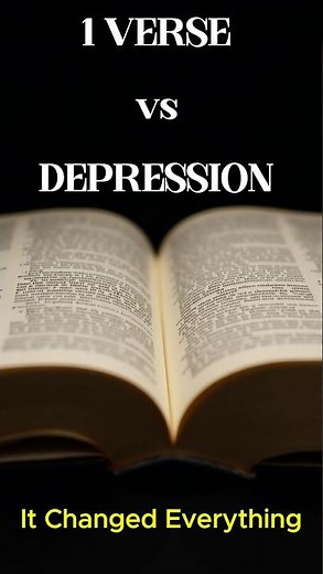 This Powerful Bible Verse Can Help You Overcome Depression! #BibleVerse #ChristianShorts