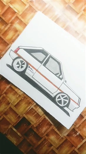 Classic Hatchback 🔥🚗 | Cool Sketch Short #Shorts