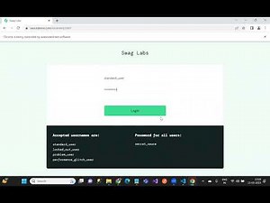 36) Sauce Demo Project Test Scripts