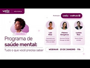 Webinar Programa de Saúde Mental | Wellz