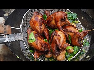Deep Fry Quails With Kaffir Lime Leaf & Lemongrass | Deep Fry Quails Recipe | Tasty Food