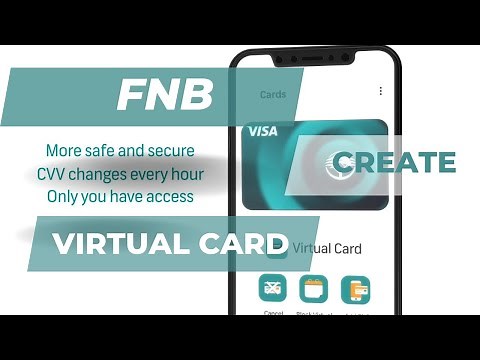 FNB Virtual Card - How to create and use 2022