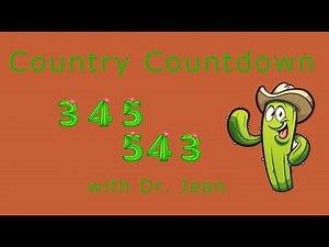 Country Countdown with Dr.Jean - Counting, numbers, math - See more below