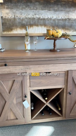 This piece features a unique hidden serving space! Come by the showroom today or tomorrow to meet the Amish builders who created it and learn more about their incredible craftsmanship. ✨ #AmishElegance #FarragutTN #AmishCraftsmanship #HeirloomFurniture #KnoxvilleHomes #QualityCraftsmanship #ShopLocal | Amish Elegance | Facebook