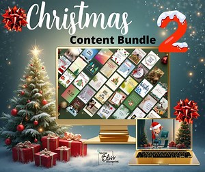 Christmas Social Media Graphics Bundle – December Content, 33 Designs - Etsy Canada