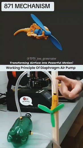 Working Principle Of Diaphragm Air Pump💡⚙️🔧 #diy #energy #free #generetor #freeenergy #endless #freeelectricity #pump | DIY Generator