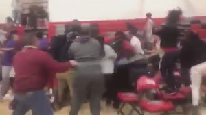 Video: Fight involving players, spectators breaks out at high school basketball game