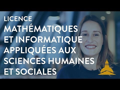 La licence Mathématiques, informatique appliquée aux sciences humaines et sociales (MIASHS)