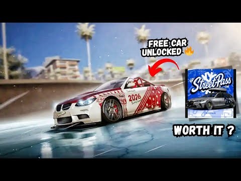 CarX Street Free Car Unlocked 🔥| CarX Street New Battle Pass(Street Pass) Free Car |#stargazer