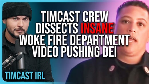 7.2K views · 558 reactions | Timcast Crew Dissects INSANE Woke Fire Department Video Pushing DEI Watch the full episode here: https://www.youtube.com/watch?v=qzhPaqKzDZ8 | Timcast IRL | Facebook