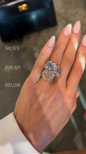 These Diamond Rings Are NOT Small 💎✨ | Luxury Oversized Engagement Ring Collection #luxuryjewelry#us