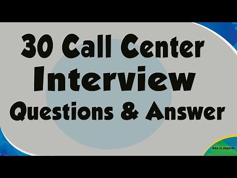 30 Call Center Interview Questions and Answers - Call Center Most Common Questions and Answers