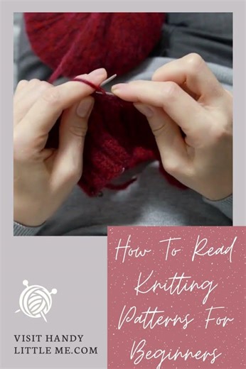 How To Read Knitting Patterns For Beginners
