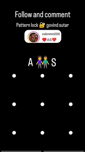 pattern lock 🔐 GOVIND SUTAR 🙏 on Instagram: "Love you too jaan ♥️♥️ . . . . . . . . . . #trending #viral #love #song #reels viral village"