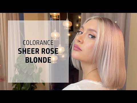 Sheer Rose Blonde Hair Color Tutorial | Colorance | Goldwell Education Plus
