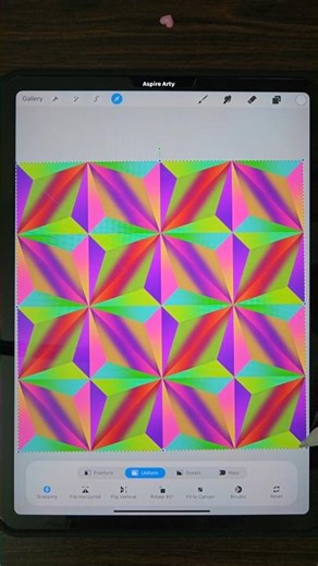 Simple Multicolour Seamless Pattern on Procreate #artshorts #procreatetutorial #quick