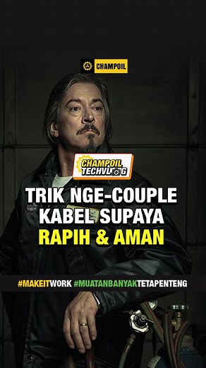 #ChampoilTechVlog Trick nge-couple kabel supaya rapih dan aman. Ilmu daging nih yuk Follow biar #MakeItWork bareng @ramasch20 😤 #muatanbanyaktetapenteng #Champoil #SCH20 #mekaniktiktok #operators #operator_excavator #excavators #alatberat #grease