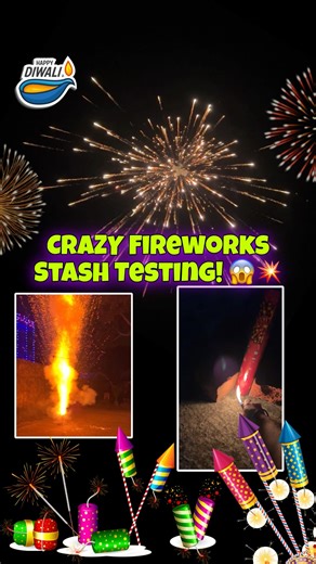CRAZY Fireworks Stash Testing! 😱💥 #Diwali #Crackers #Fireworks #Shorts #Viral #Trending #Foryou