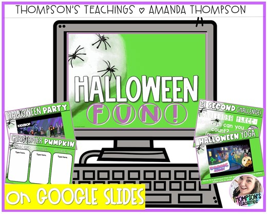 Virtual Halloween Party Games: Digital Activities for Kids (google Slides) (digital Download) - Etsy