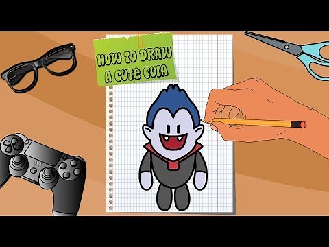 How To Draw Cula from Spookiz. Cartoon for Kids.