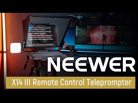Introducing theNEEWER X14 III Remote Control Teleprompter