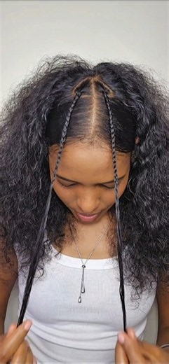 😍 The Perfect Protective Style for Natural Hair #diyhairstyle #hairstyle #naturalhair