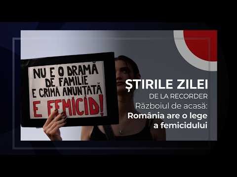 25 MARTIE 2026. Războiul de acasă: România are o lege a femicidului