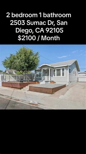 Charming 2-Bedroom Home for Rent in San Diego