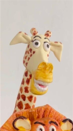 BTS of making Melman in Madagascar🦒