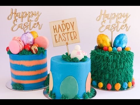 3 Easy Easter Cake Designs- Rosie's Dessert Spot Tutorial