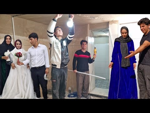 Bathroom and kitchen electrical project: A pleasant and romantic day for Hussein and Fereshteh🏠👨‍👩‍👦