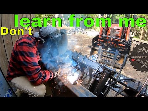 Easiest Way to Hook a Chain to a Tractor | Don't Learn to Weld From Me