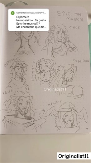 Drawing Epic the musical!!! #epicthemusical #art #sketchbook
