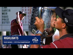 Tiger Woods | 1999 PGA Championship | Extended Highlights